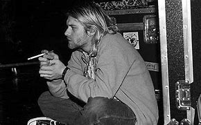 Image result for Kurt Cobain Smoking