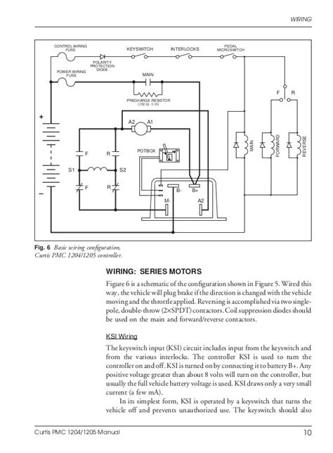 Curtis 1204 Controller Wiring Diagram