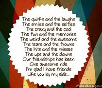 Image result for Short Thank You Poems for Friends