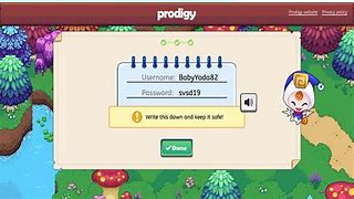 Image result for Prodigy Level 100 Account Password and Username