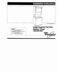 Image result for Whirlpool Thin Twin Laundry Center