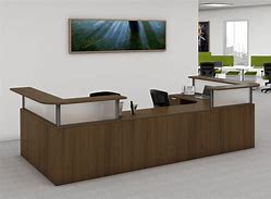 Image result for 2 Person U-shaped Reception Desk