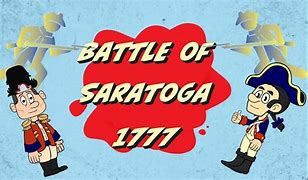 Image result for Battle of Saratoga Cartoon