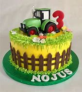 Image result for Tractor and Farm Animal Birthday Cakes