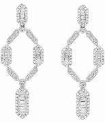 Image result for Zales 1/5 CT. T.W. Diamond Cascading Bridal Set In Sterling Silver