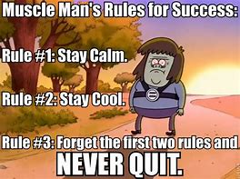 Image result for Regular Show Keep Calm Quotes