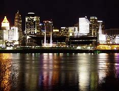 Image result for Cincinnati Ohio Skyline at Night