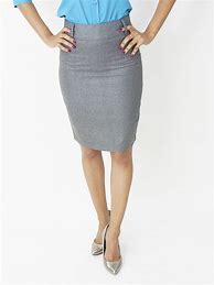 Image result for Gray Pencil Skirt