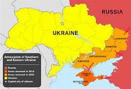 Image result for Russia Annex Ukraine Map