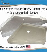 Image result for Custom Size Shower Pans