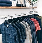 Image result for wall mounted clothing rack