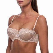 Image result for Lace Up Strapless Bra