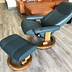 Image result for Stressless Leather Recliner and Ottoman