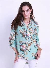 Image result for Floral Print Blouses for Women