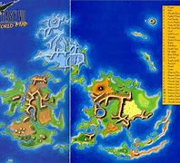 Image result for Detailed FF7 World Map