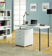 Image result for Modern Single Pedestal Desk