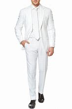 Image result for Man's White Suit On Hanger