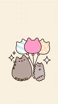 Image result for Pastel Kawaii Pusheen Cat Wallpaper