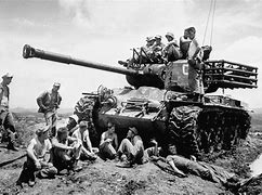 Image result for Korean War M46 Patton Tank