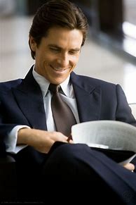 Image result for Christian Bale Bruce Wayne Smile