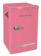 Image result for retro pink mini fridge
