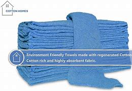Image result for Scott Pack Of (30) 11 Inch Long X 9.4 Inch Wide Virgin Shop Towels & Industrial Rags - Blue, Double Re-Creped, Medium Lint, 55 Sheets Per Pack, Roll