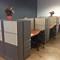Image result for Office Cubicles with Wood Trim