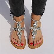 Image result for Jeweled Sandals
