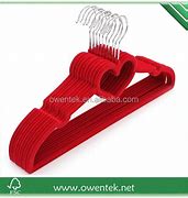 Image result for Red Velvet Flocked Hanger