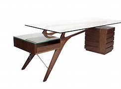 Image result for Mid Century Office Desk with Shelves
