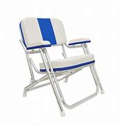 Image result for West Marine Kingfish II Stainless Steel Folding Deck Chair