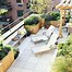 Image result for Concrete Patio with Paver Planters
