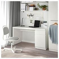 Image result for Malm IKEA Desk Office Setup