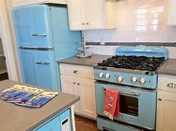 Image result for Blue Retro Kitchen Appliances