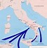 Image result for Map of Italy during WW2