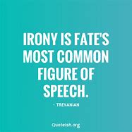 Image result for Irony Qoute