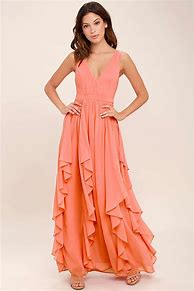 Image result for Women's Scoopneck Dress With Pockets, Coral Rose Stripe M Misses