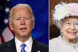 Image result for Biden and the Queen
