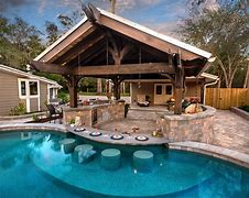 Image result for Wood Pool Cabana