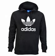 Image result for Women's Adidas All-Black Sweatshirt with Hoodie Size M