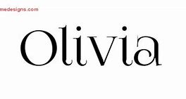 Image result for Fonts for Name Olivia