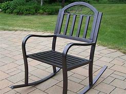Image result for Metal Rocking Chairs Patio Furniture