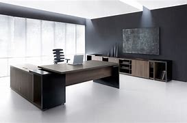 Image result for modern black desk