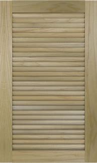 Image result for Louvered Wood Closet Doors