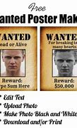 Image result for Free Wanted Poster Template for Word