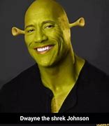 Image result for The Rock as Shrek