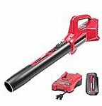 Image result for POWERWORKS XB 40V Cordless Axial Leaf Blower, 2Ah Battery And Charger Included