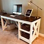 Image result for Rustic Desk with Shelves