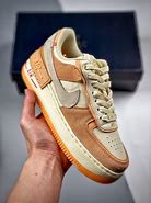 Image result for Nike Air Force 1 Shadow Women's Shoes In Cashmere/Orange Chalk, Size: 7.5 | DM8157-700