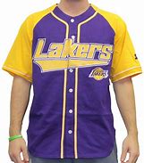 Image result for Lakers Baseball Jersey